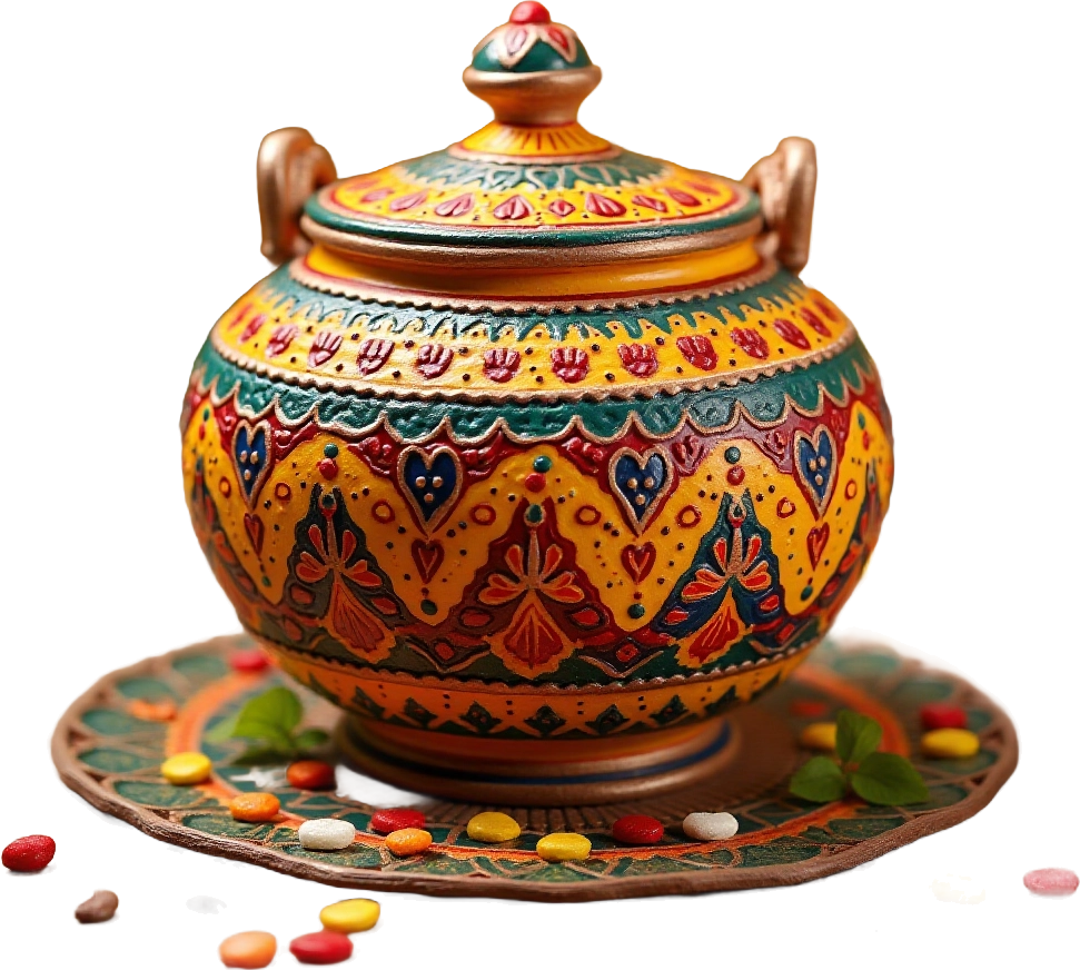 Ornate Decorative Pot